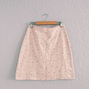 (SOLD) Brandy Melville Pink Floral Phoebe Skirt